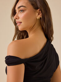 Shayla Asymmetrical Top Detail 5 - TULLABEE
