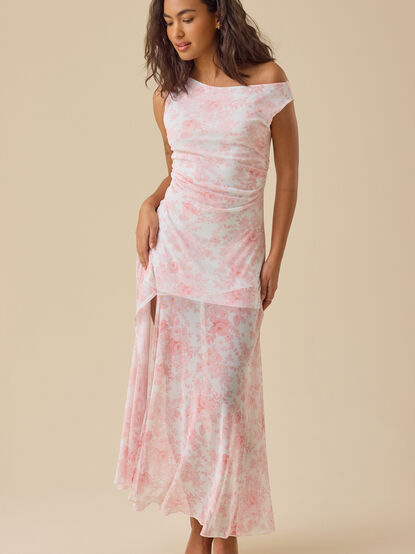 Samara Mesh Maxi Dress - TULLABEE