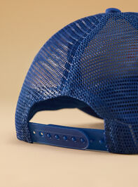 Siesta Key Trucker Hat Detail 3 - TULLABEE