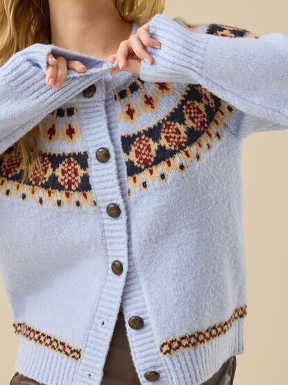 Laiken Fair Isle Cardigan - TULLABEE
