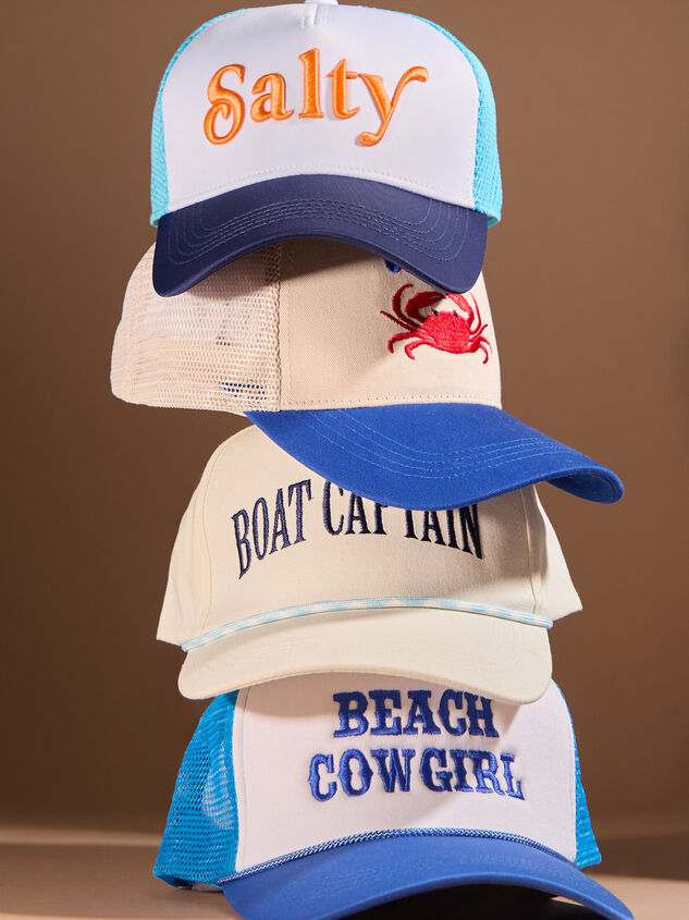 Salty Trucker Hat Detail 4 - TULLABEE