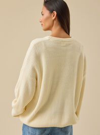 Chic Christmas Tree Mama Sweater Detail 6 - TULLABEE