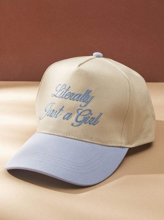 Literally Just A Girl Baseball Cap - TULLABEE
