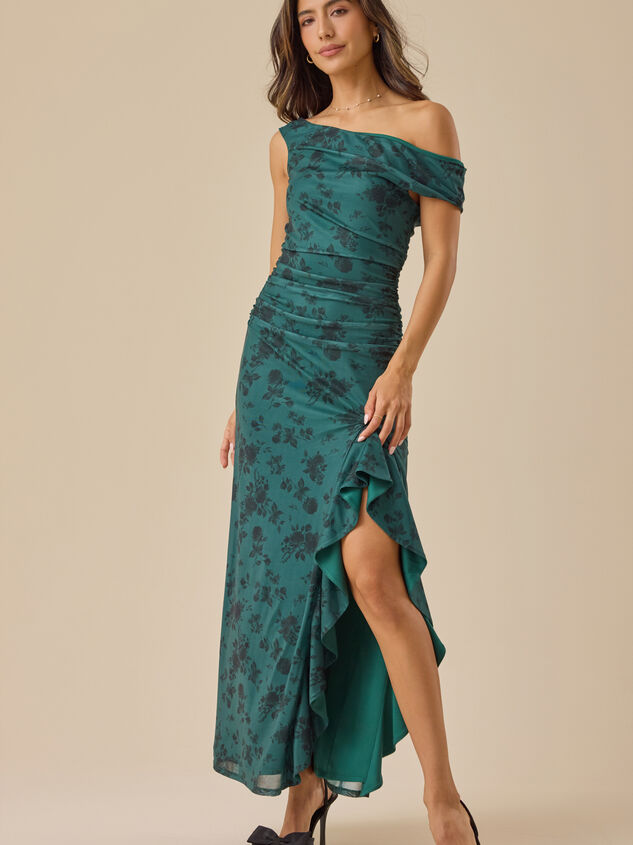 Maizy Asymmetrical Maxi Dress - TULLABEE