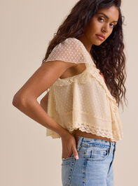 Camillia Lace Bib Top Detail 4 - TULLABEE