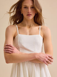 Cass Lace Mini Dress Detail 2 - TULLABEE