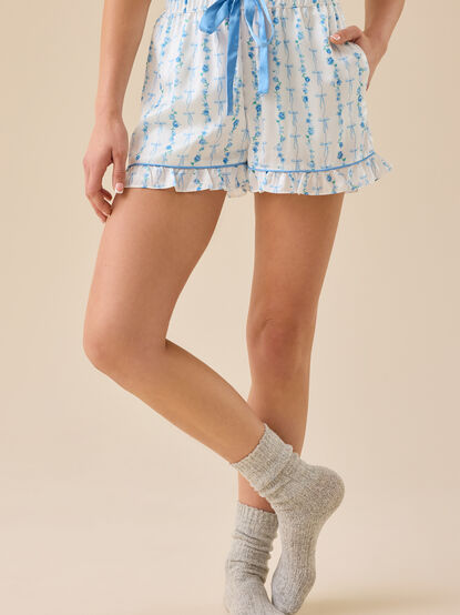 Kelyse Satin Ruffle Bottoms - TULLABEE