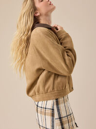 Elodie Suede Jacket Detail 5 - TULLABEE