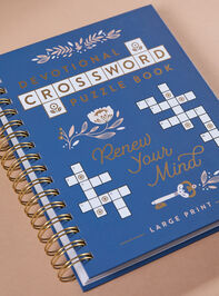 Renew Your Mind Devotional Crossword Puzzle Book - TULLABEE