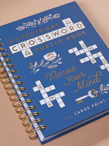 Renew Your Mind Devotional Crossword Puzzle Book - TULLABEE