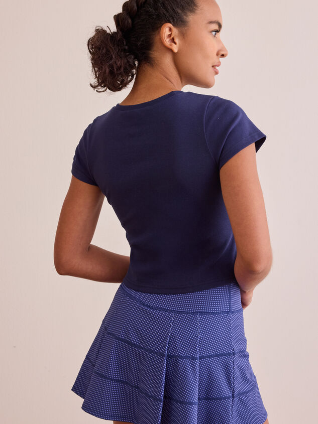 Brooklyn Embroidered Baby Tee Detail 4 - TULLABEE