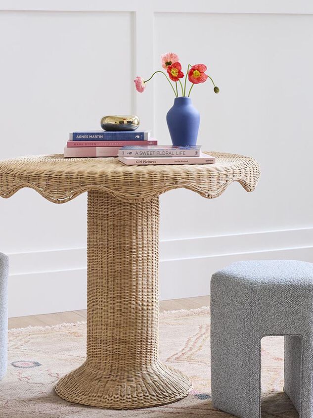 Marina Woven Bistro Table Detail 2 - TULLABEE