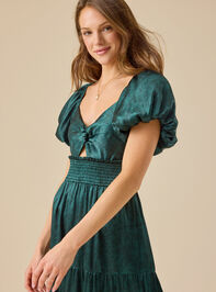 Maya Floral Maxi Dress Detail 2 - TULLABEE