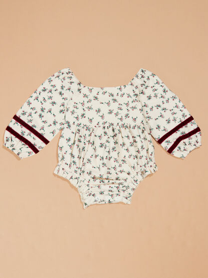 Ella Floral Velvet Bubble - TULLABEE