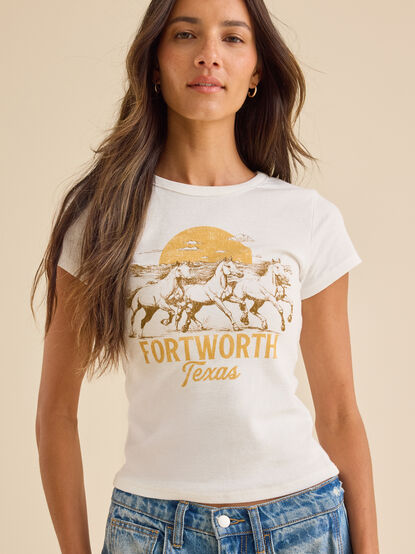 Fortworth Texas Baby Tee - TULLABEE