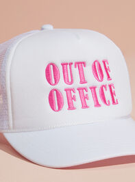 Out of Office Trucker Hat - TULLABEE