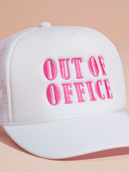 Out of Office Trucker Hat - TULLABEE