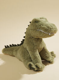 Rex Alligator Plush Detail 2 - TULLABEE