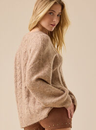 Terra Knit Cable Sweater Detail 7 - TULLABEE