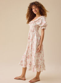 Paityn Floral Mama Dress Detail 4 - TULLABEE