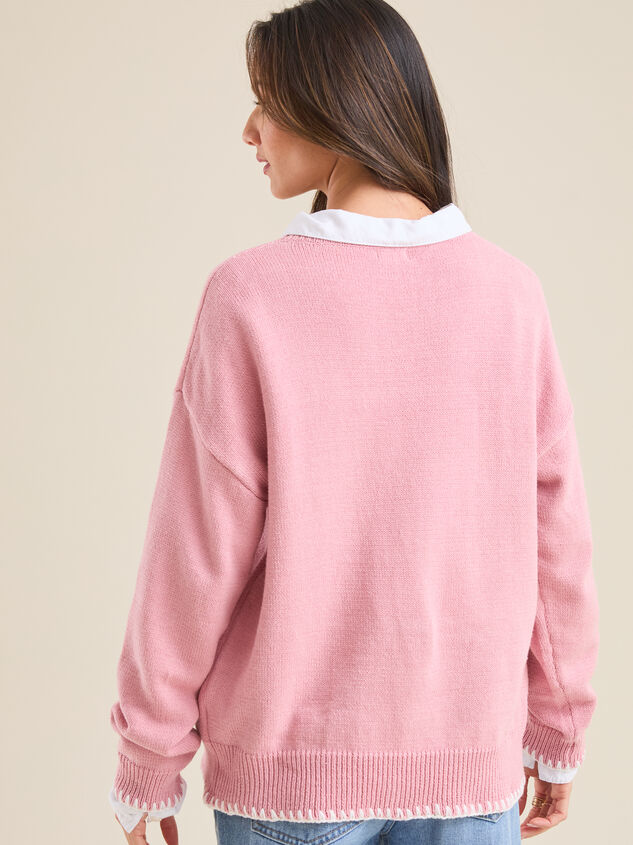 Josie Bow Mama Sweater Detail 4 - TULLABEE