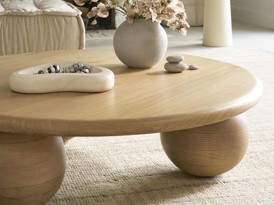 Kylie Wood Coffee Table - TULLABEE - 