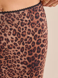 Francie Cheetah Maxi Skirt Detail 2 - TULLABEE