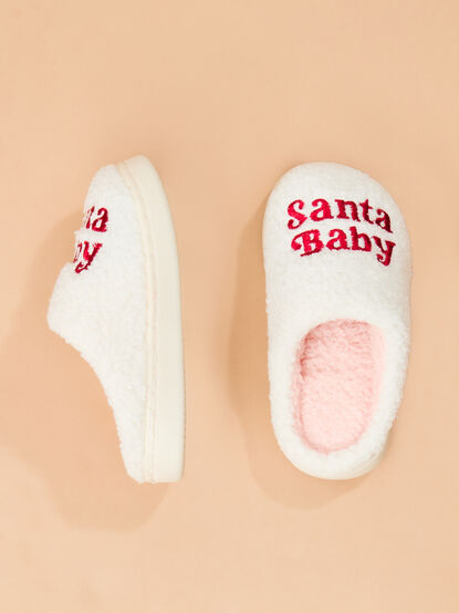 Santa Baby Slippers - TULLABEE