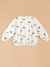 Dachshund Relaxed Sweatshirt by Rylee + Cru - TULLABEE
