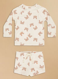Crab Crew Top & Shorts Rashguard Set by Rylee + Cru - TULLABEE