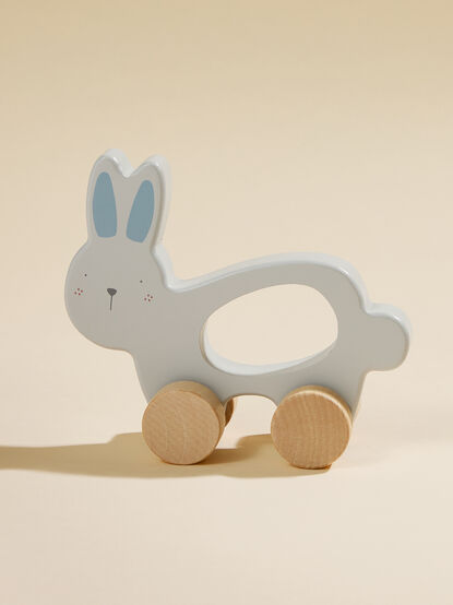 Wood Rolling Bunny - TULLABEE