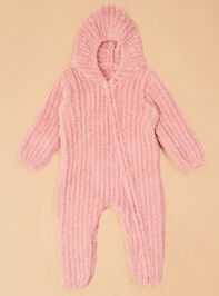 Carrie Chenille Hooded Romper - TULLABEE