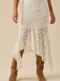 Faith Midi Lace Skirt Detail 2 - TULLABEE