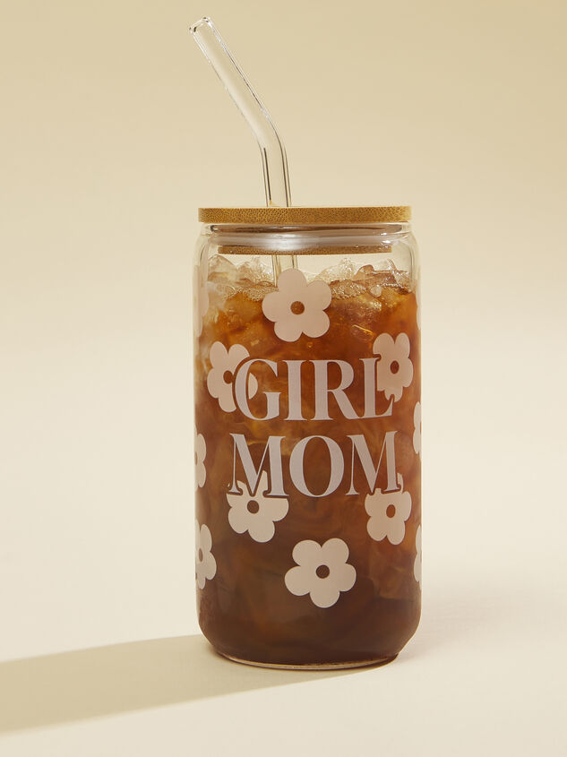 Girl Mom Latte Glass Detail 2 - TULLABEE