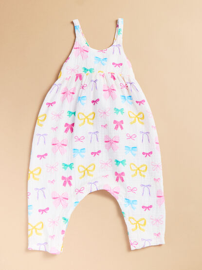 Aria Colorful Bows Tie Back Jumper - TULLABEE