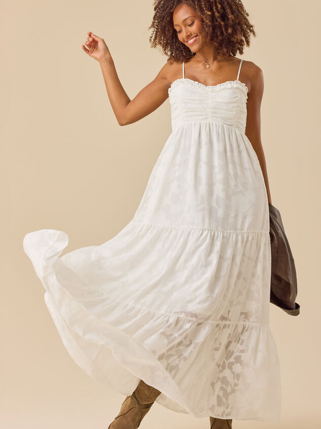 Hazel Ruched Front Maxi Dress - TULLABEE