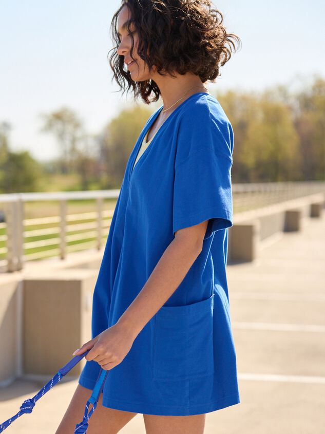Hang Tough Reversible Tee Romper Detail 4 - TULLABEE