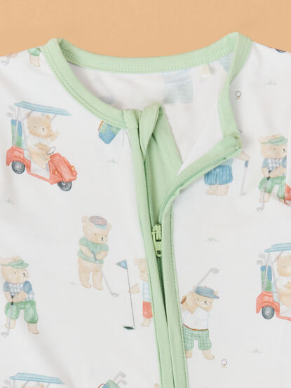 Tee Time Teddys Polo Shortie Romper - TULLABEE