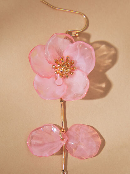 Pink Serenity Blossom Earrings - TULLABEE