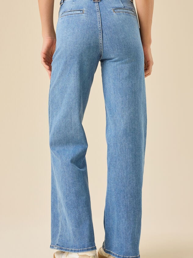 Annabelle Wide Leg Jean Detail 5 - TULLABEE