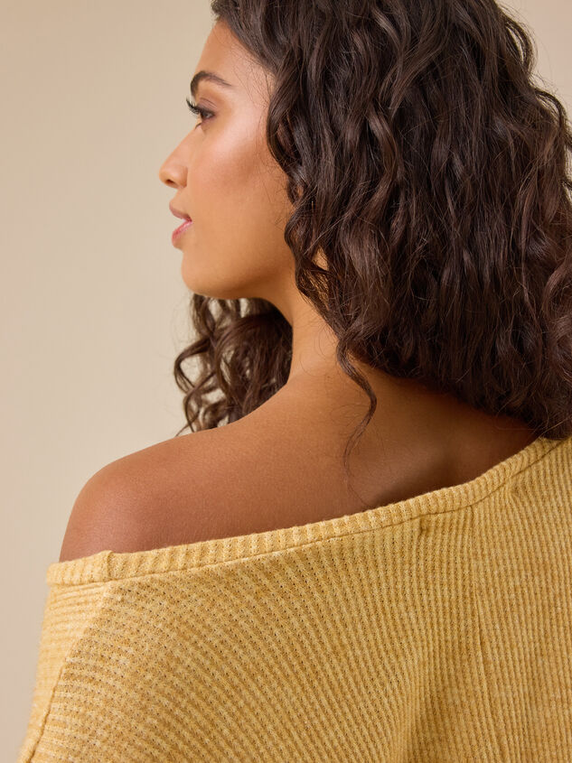 Tracie Waffle Knit Tunic Detail 5 - TULLABEE