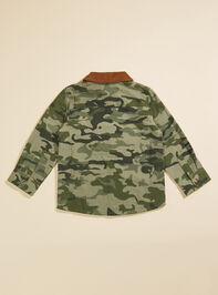 Randi Camo Shacket by MudPie Detail 2 - TULLABEE