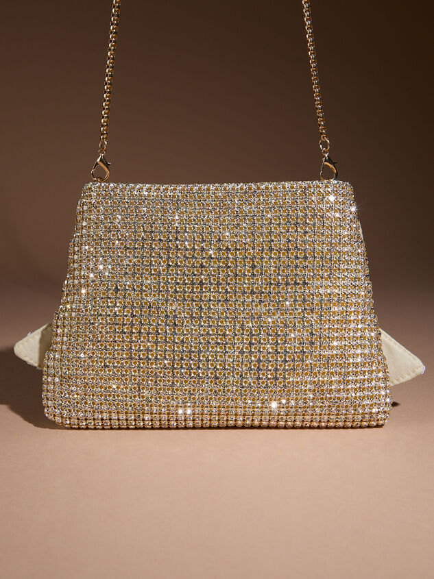Gretchen Glitz Bow Crossbody Detail 3 - TULLABEE