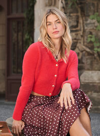 Milani Bow Button Cardigan - TULLABEE