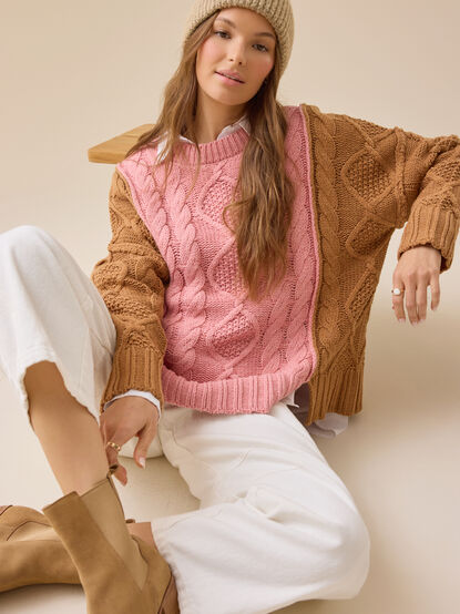 Emmaline Oversized Sweater - TULLABEE