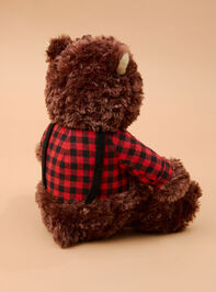 Cabin Bear Plush Detail 2 - TULLABEE