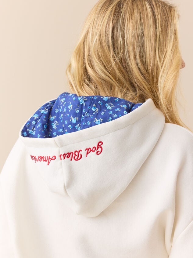 Americana Darling Hoodie Detail 5 - TULLABEE