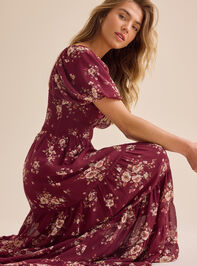 Livia Floral Maxi Dress Detail 2 - TULLABEE