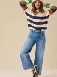 Aria Striped Pullover Detail 2 - TULLABEE