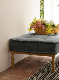 Kaia Upholstered Coffee Table/Ottoman Detail 2 - TULLABEE